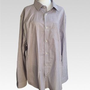 Banana Republic Men's  Checkered Button Down Shirt size XXL BRAND NEW